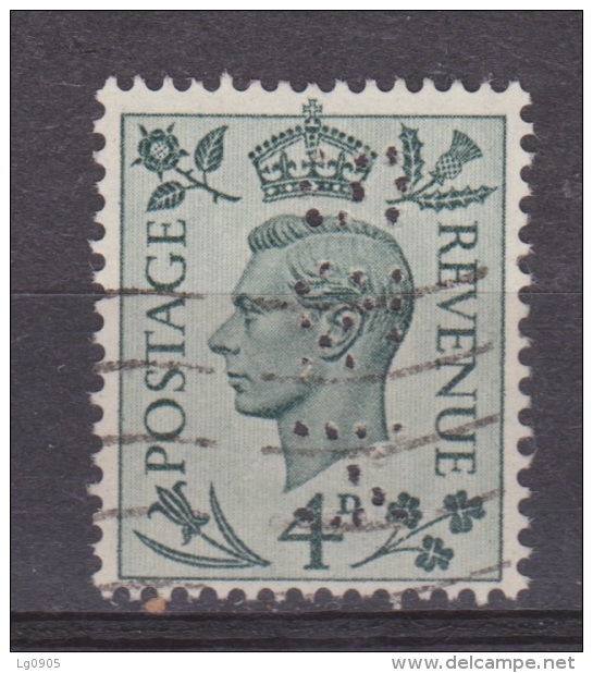 Engeland United Kingdom, Great Britain, Angleterre, Bretagne, King George VI, SG 468, Y&T Used PERFIN S&M - Gebraucht