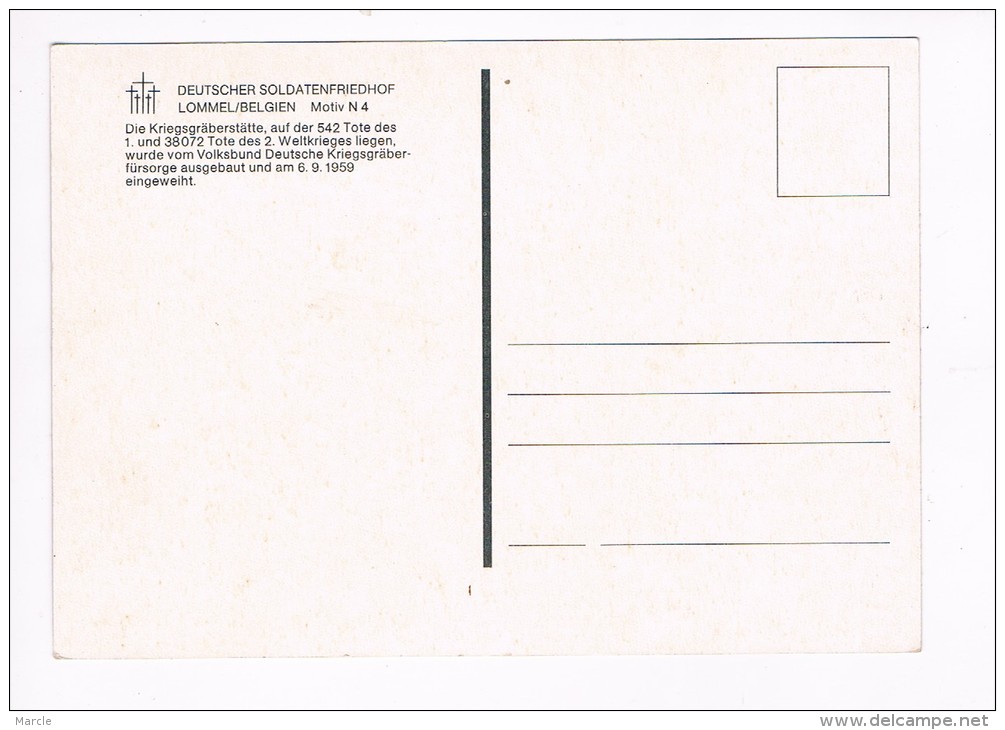 Lommel Duits Militair Kerkhof Deutscher Soldatenfriedhof - Lommel