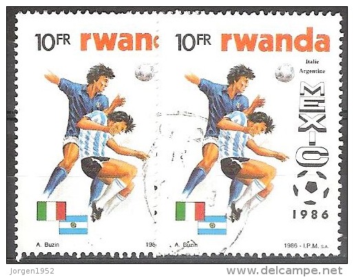 RWANDA   # STAMPS FROM YEAR 1986  "STANLEY GIBBONS 1270 " - Oblitérés