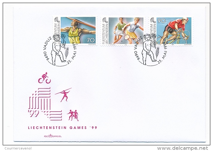 LIECHTENSTEIN - Année Complète 1999 Sur 14 Enveloppes FDC - Vollständige Jahrgänge