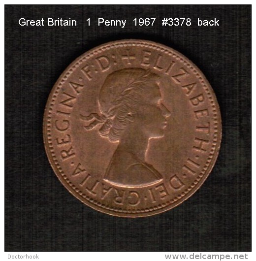 GREAT BRITAIN    1  PENNY   1967  (KM # 897) - D. 1 Penny