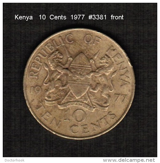 KENYA    10  CENTS   1977  (KM # 11) - Kenia