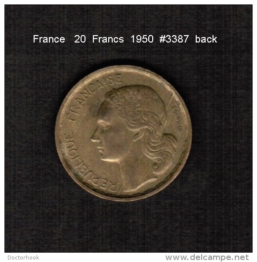 FRANCE    20  FRANCS   1950  (KM # 917.1) - Other & Unclassified