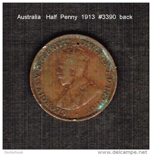 AUSTRALIA    1/2  PENNY   1913  (KM # 22) - ½ Penny