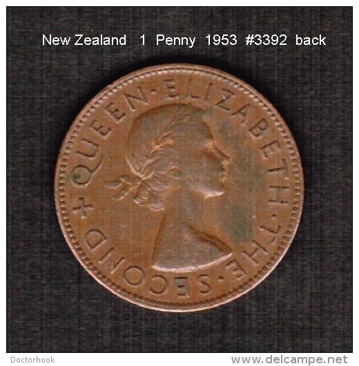 NEW ZEALAND    1  PENNY   1953  (KM # 24.1) - New Zealand