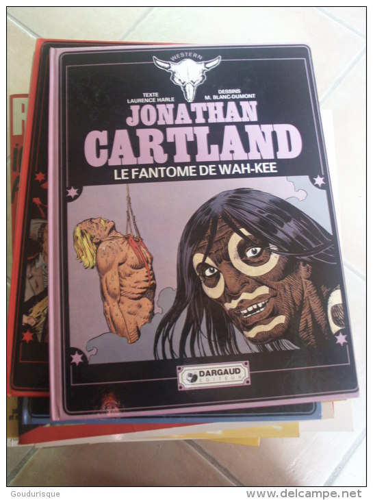 JONATHAN CARTLAND T3 LE FANTOME DE WAH-KEE    LAURENCE HARLE  BLANC DUMONT  DARGAUD - Jonathan Cartland