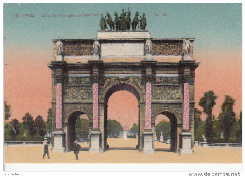 Paris France - Vintage Early 1900s - Arc De Triomphe Du Caroussel - Animation - VG Condition - Other & Unclassified