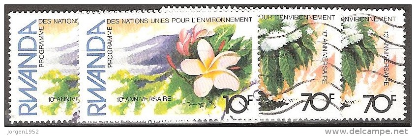 RWANDA   # STAMPS FROM YEAR 1982  "STANLEY GIBBONS 1118 1132 " - Oblitérés