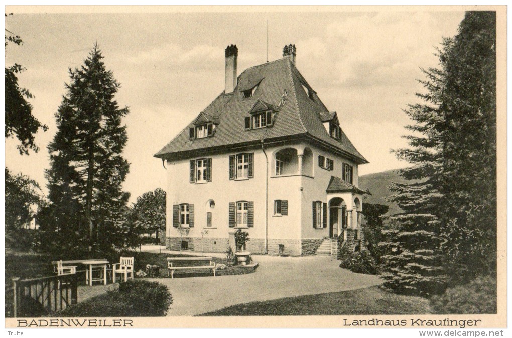 BADENWEILER LANDHAUS KRAUFINGER - Badenweiler