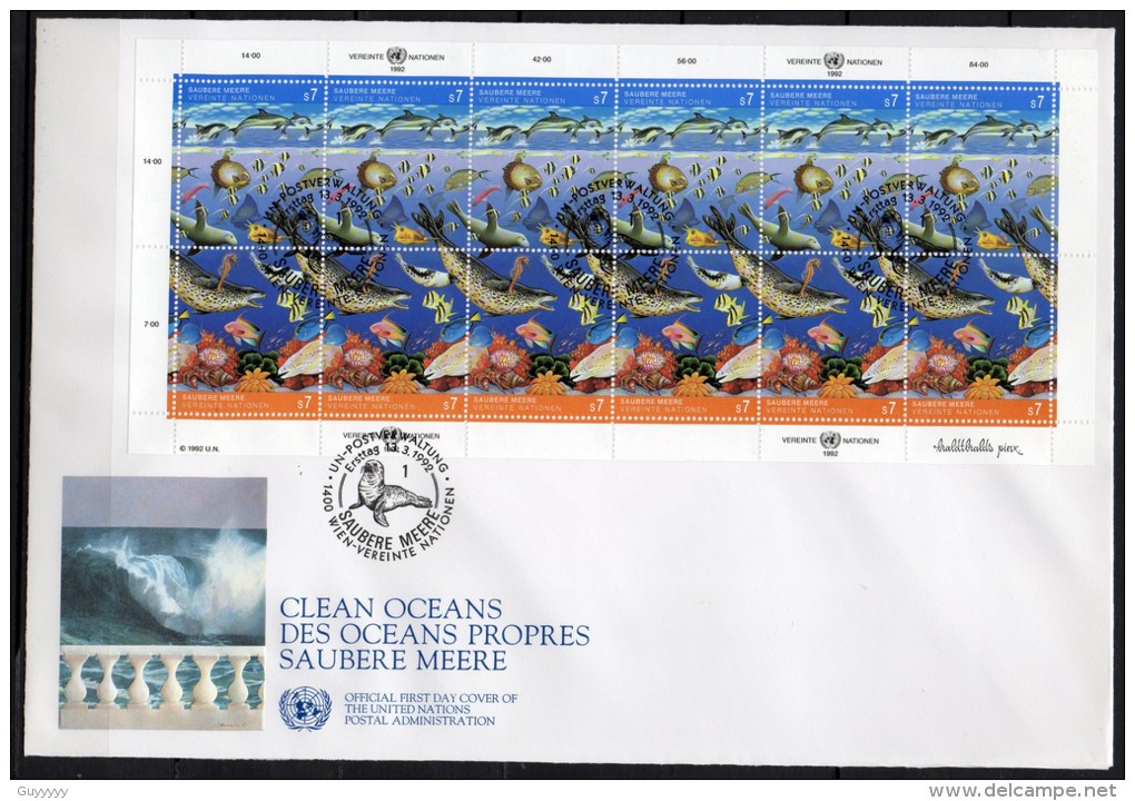 Nations Unies (Vienne) - 1992 - Yvert N° 139 & 140 - FDC - FDC