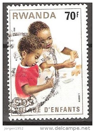 RWANDA   # STAMPS FROM YEAR 1981 "STANLEY GIBBONS 1039 " - Gebruikt