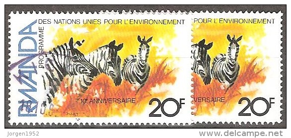 RWANDA   # STAMPS FROM YEAR 1982 "STANLEY GIBBONS 1129 " - Oblitérés