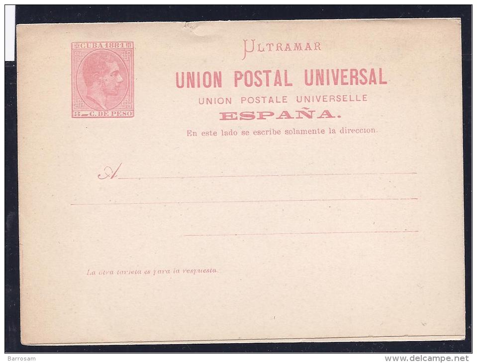 Spain1881: ENTEROS POSTALES Edifil 10 Complete (unused But Aging As Seen On Scan)Cat.Value38Euros($52) - 1850-1931