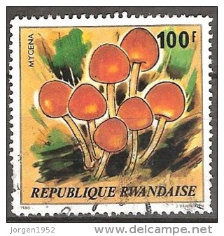 RWANDA   # STAMPS FROM YEAR 1980 "STANLEY GIBBONS 995 " - Oblitérés
