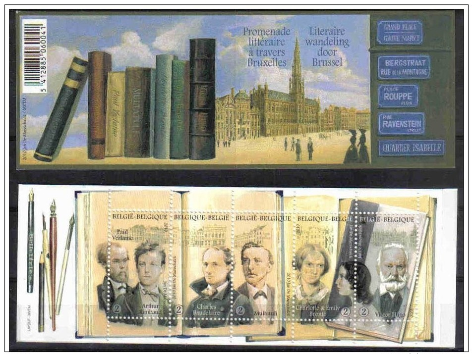 3995/99** Boekje 111** - B 111 Literaire Wandeling - Carnet 111 - Promenade En Bruxelles MNH - Zonder Classificatie