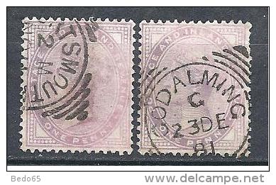 G-B N° 73 X 2 OBL B/TB - Used Stamps