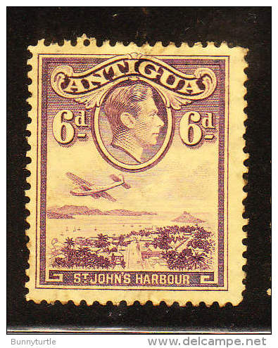 Antigua 1938-48 KG St John's Harbour 6p Used - 1858-1960 Kronenkolonie