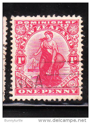New Zealand 1909-12 Universal Penny Postage Commerce 1p Used - Gebraucht