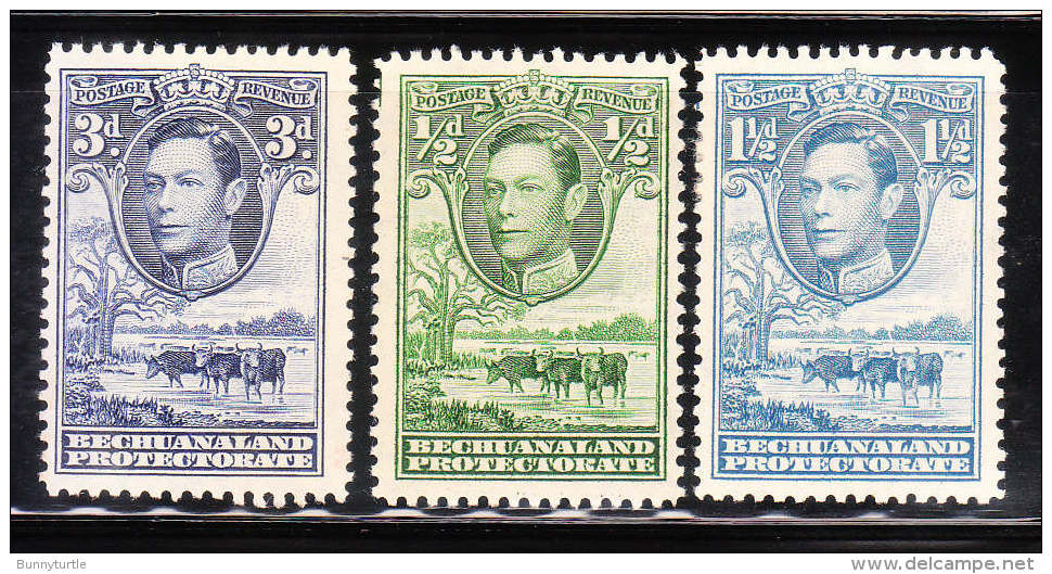 Bechuanaland Protectorate 1938 KG VI 3v Mint - 1885-1964 Protectoraat Van Bechuanaland