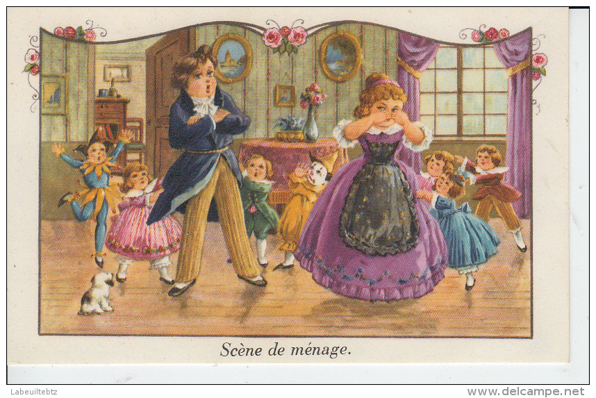 Scène De Ménage - Humorvolle Karten