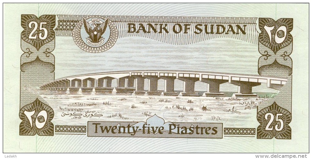 BILLET # SOUDAN # 25 PIASTRES # 1981 # PICK 16 # NEUF # - Sudan