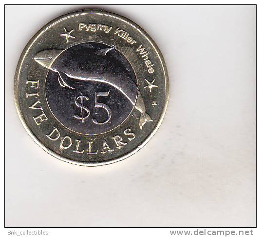 Micronesia 5 Dollars 2012 BU , Bimetallic - Micronesia