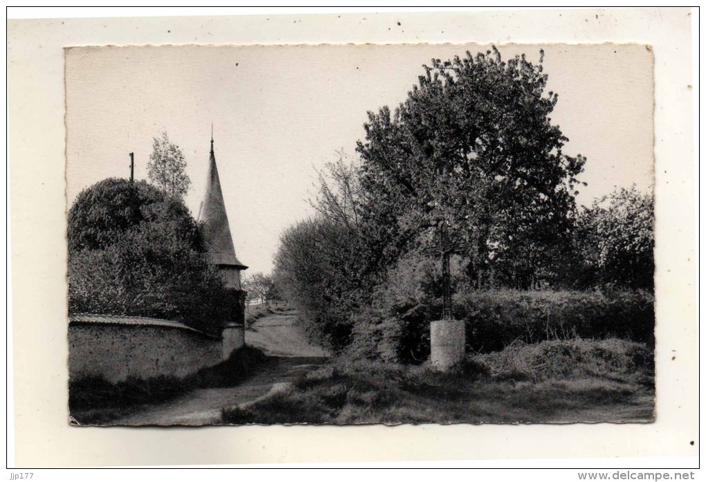 Cerisiers Vue De La Route De Dixmont Avec Le Pigeonnier Debut Des Années 50 - Cerisiers