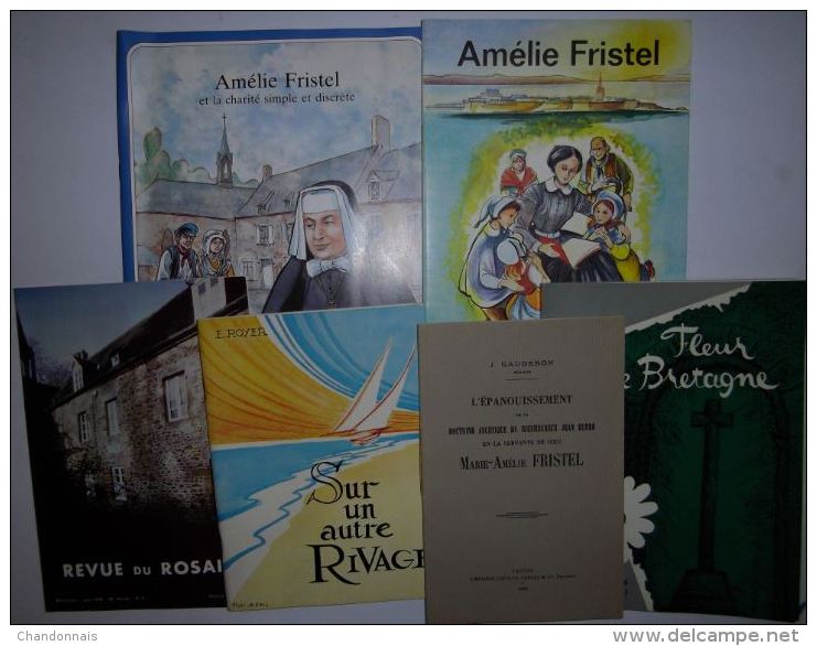 Amélie Fristel Six Ouvrages Différents Dontdeux Rares (voir Description Détaillée) (Saint Malo, Paramé) - Wholesale, Bulk Lots
