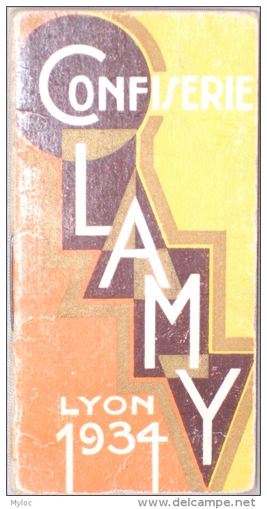 Calendrier Petit Format. Confiserie Lamy. Lyon 1934 - Tamaño Pequeño : 1921-40