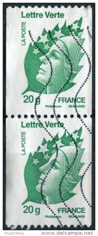 Pays : 189,07 (France : 5e République)  Yvert Et Tellier N° : 4597 (o) En Paire Verticale (roulette) - Used Stamps