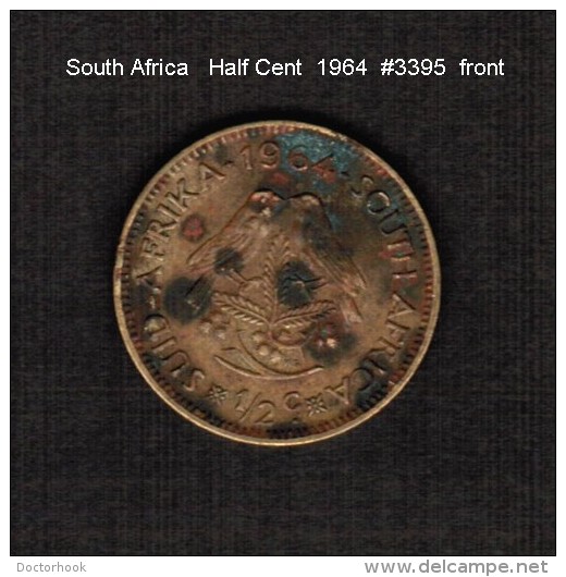 SOUTH AFRICA    1/2  CENT   1964  (KM # 56) - Afrique Du Sud