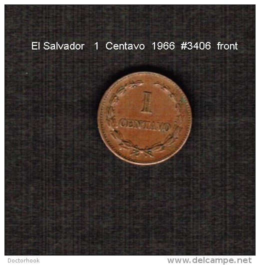 EL SALVADOR    1  CENTAVO   1966  (KM # 135.1) - Salvador