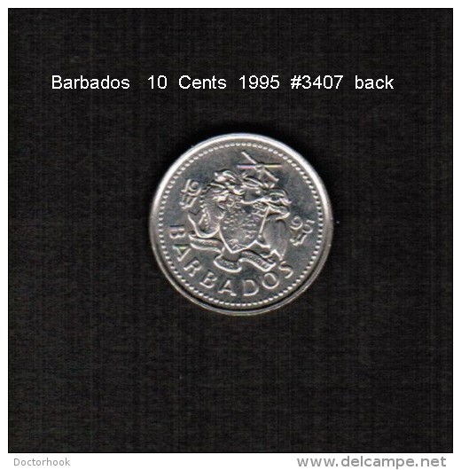 BARBADOS    10  CENTS   1995  (KM # 12) - Barbades