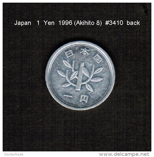 JAPAN    1  YEN   1996  (AKAHITO 8---HEISEI PERIOD)  (Y # 95.2) - Japan