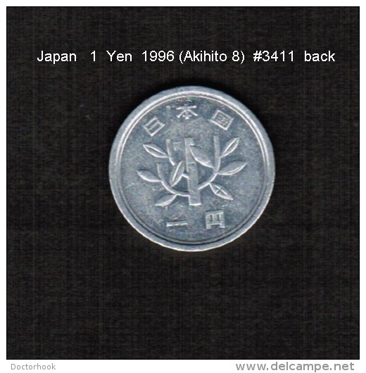JAPAN    1  YEN   1996  (AKAHITO 8---HEISEI PERIOD)  (Y # 95.2) - Japon