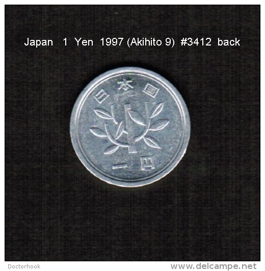 JAPAN    1  YEN   1997  (AKAHITO 9---HEISEI PERIOD)  (Y # 95.2) - Japon