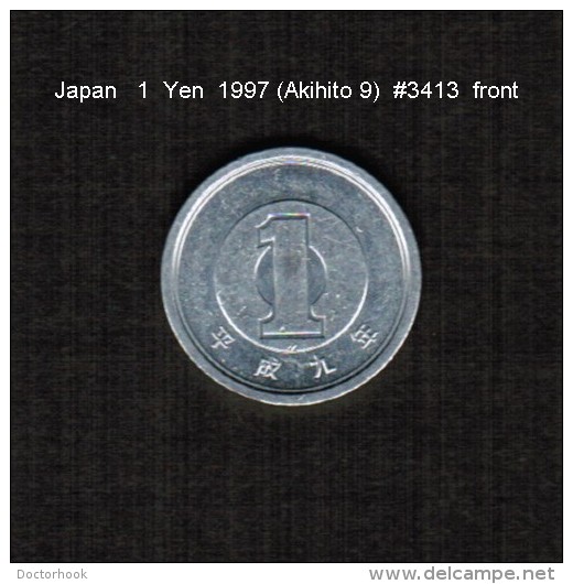 JAPAN    1  YEN   1997  (AKAHITO 9---HEISEI PERIOD)  (Y # 95.2) - Japón