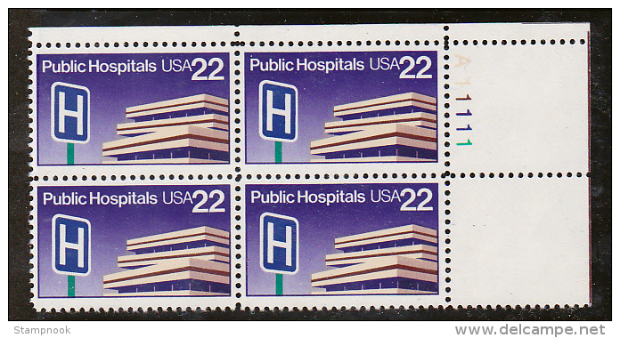 USA Scott 2210, 2239, 2246, 2248, 2249, 2250, 2251,  2 Of 2275  Plate Blocks MNH ( - Plattennummern