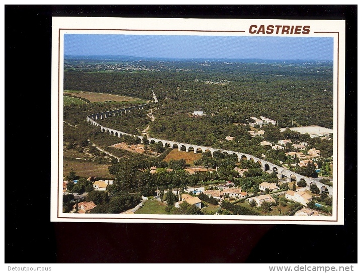 CASTRIES Hérault 34 Vue Aérienne Sur L'aqueduc ( Stade De Football Foot ) - Castries