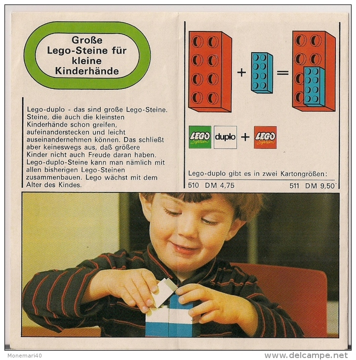 LEGO SYSTEM - LEGO NEUHEITEN  - Petit Catalogue (en Allemand) - Kataloge