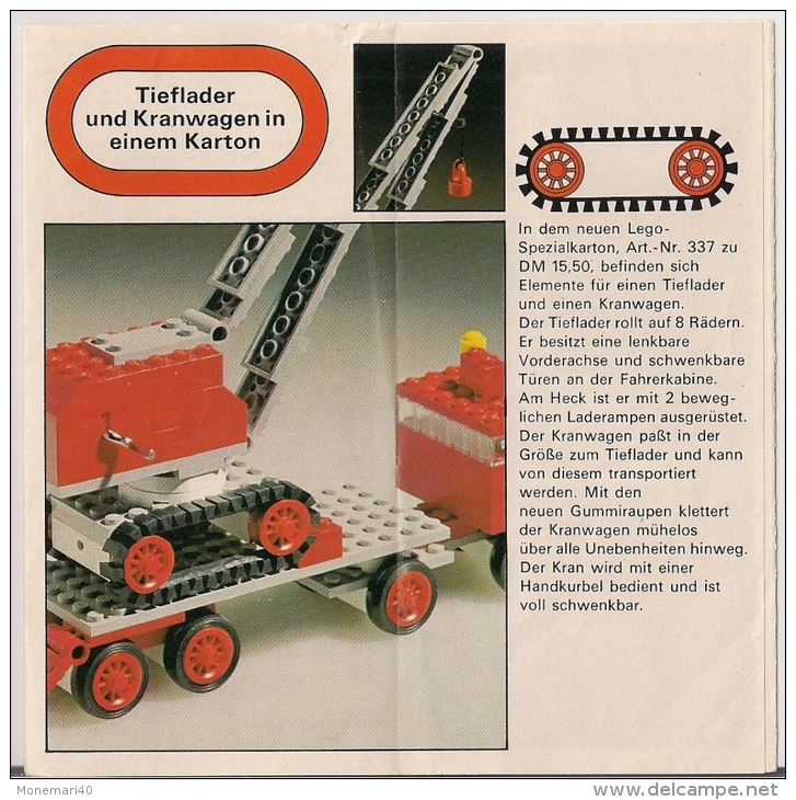 LEGO SYSTEM - LEGO NEUHEITEN  - Petit Catalogue (en Allemand) - Catalogs