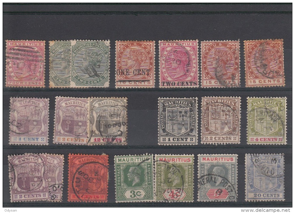 Petit Lot De Timbres Mauritius 57-170 - Maurice (...-1967)