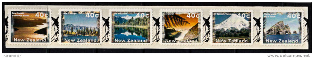 B5139 NEW ZEALAND 1996, Scenery Landscapes, Self Adhesive Strip A,  MNH - Ongebruikt