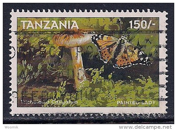 Tanzania ~ 1998 ~ Fungi & Butterfly  ~ Used - Tanzania (1964-...)