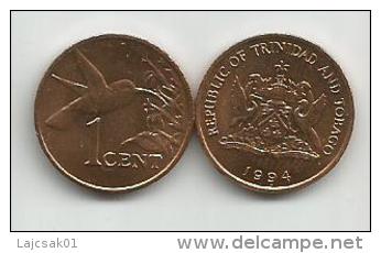 Trinidad And Tobago 1 Cent 1994. - Trinidad & Tobago