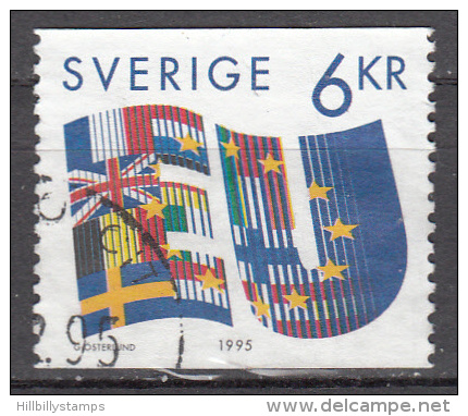 Sweden   Scott No  2120  Used    Year   1995 - Oblitérés