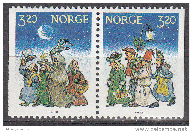 Norway   Scott No 999-1000   Mnh  Year   1991 - Neufs