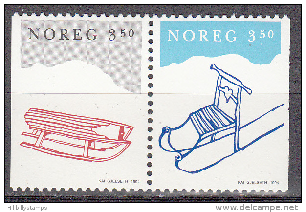 Norway   Scott No 1070-71   Mnh  Year   1994 - Neufs