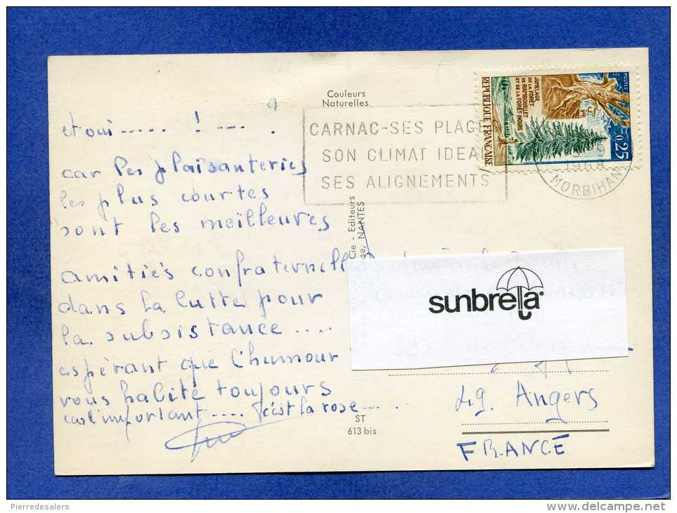 NC.CP - Bagnard - Carte Humoristique - Bagne - Boulet Au Pied -  Posté CARNAC - Marcophilie Timbre - Gevangenis