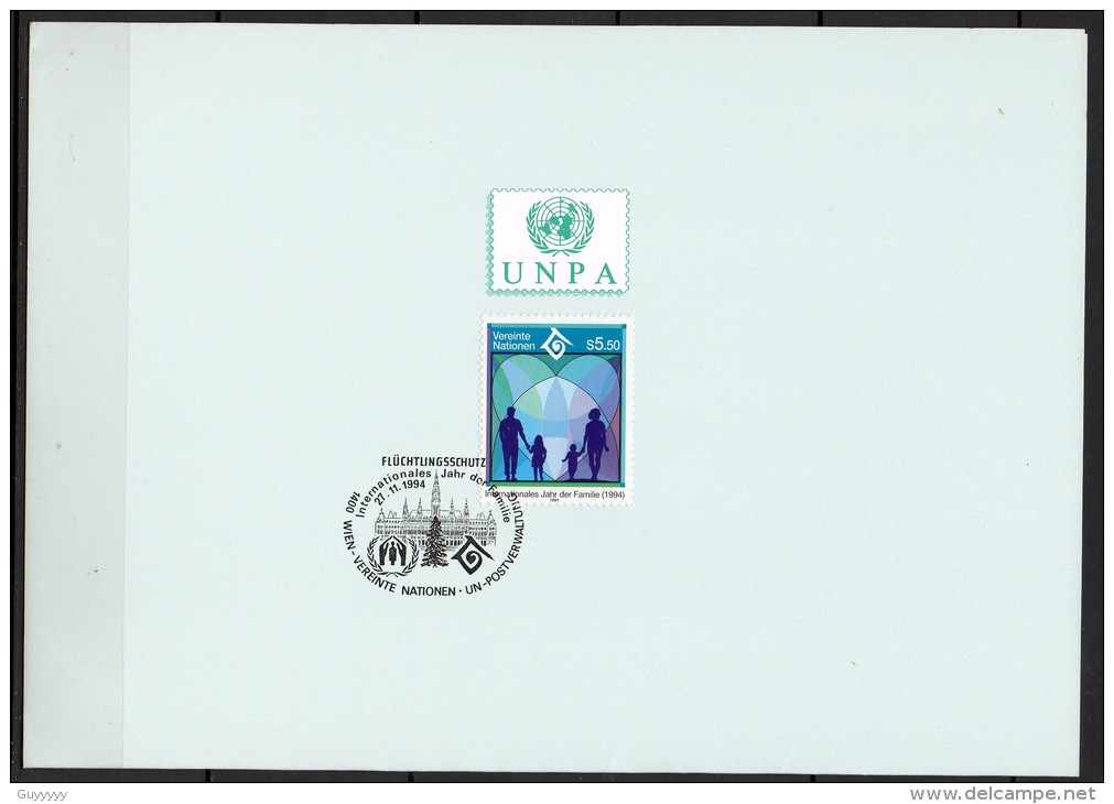 Nations Unies (Vienne) - Carte De Voeux - 1994 - Yvert N° 180 - Lettres & Documents